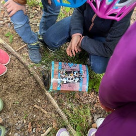 Schatzsuche mit Tieren,Kindergeburtstag Ronja Räubertochter auf der Herzblick Ranch im Allgaeu