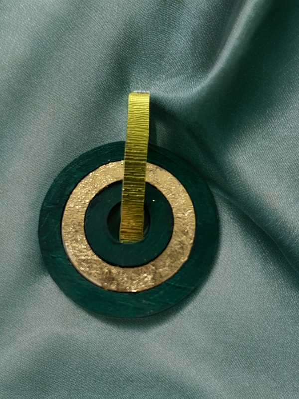 Grün/Gold Anhänger no 2