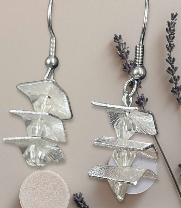 Ohrringe Silber/Kristall