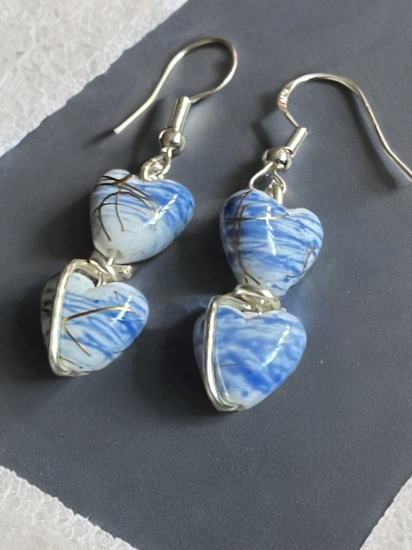 Blaue Herzen Double