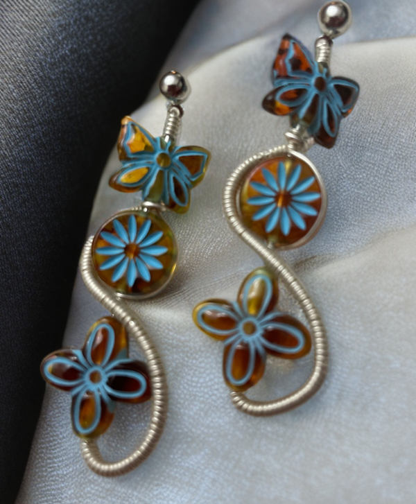 Ohrstecker  mit Frühlingsmotiven