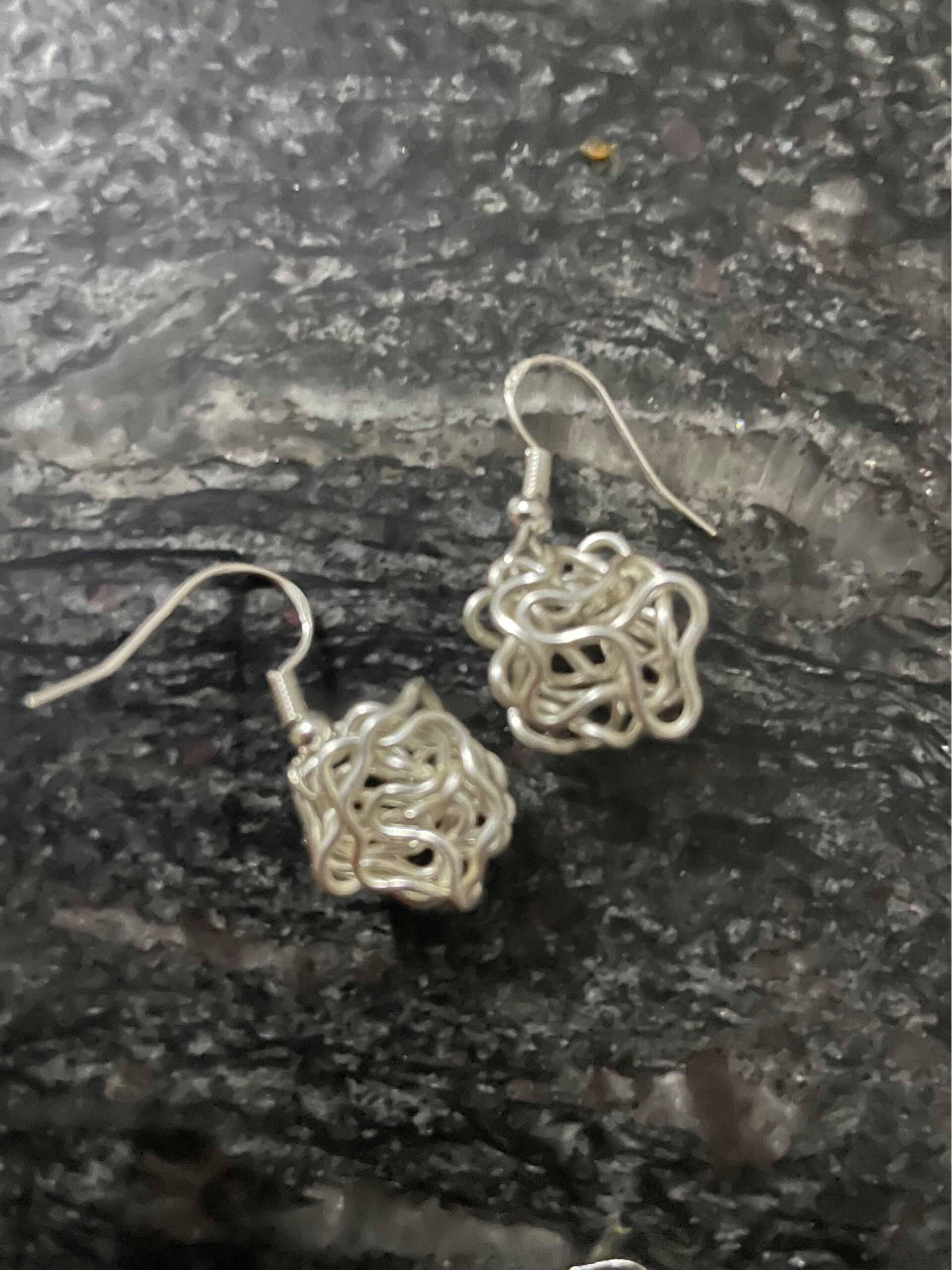 Ohrringe silberne Blüte no 70