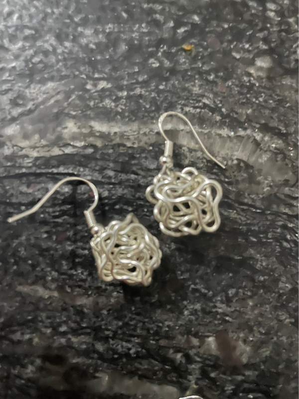 Ohrringe silberne Blüte no 70