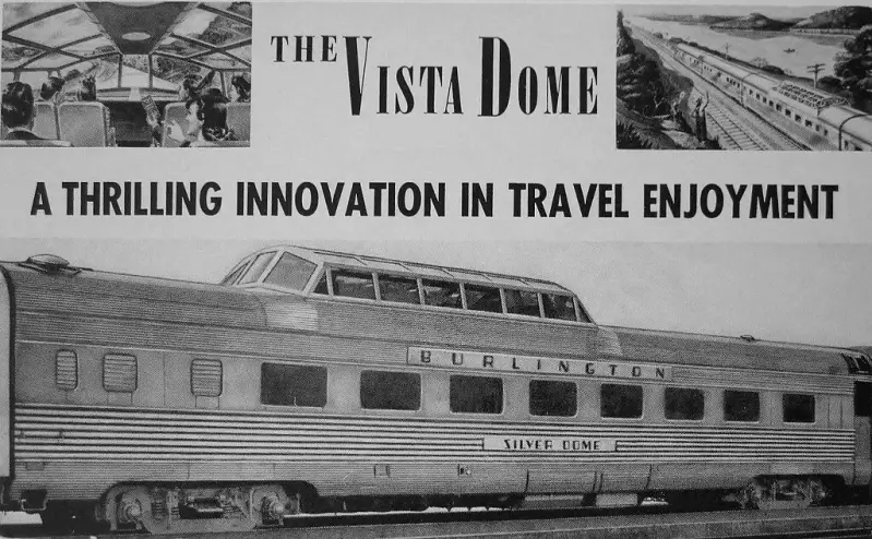  Silver Dome, the first Burlington Vista-Dome car.