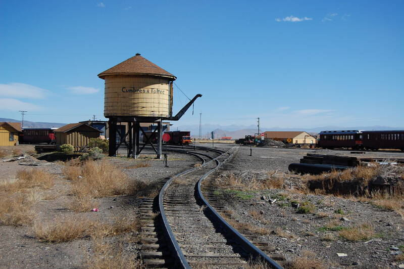 The water tower in Antonito