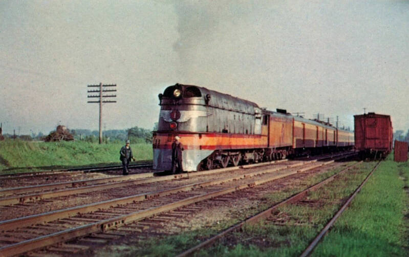 Milwaukee Road 4-4-2 No. 1 in 1951.