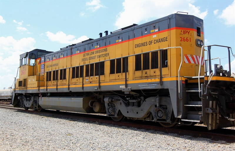 UPY No. 2661 at the Eureka Yard in Houston, Texas.