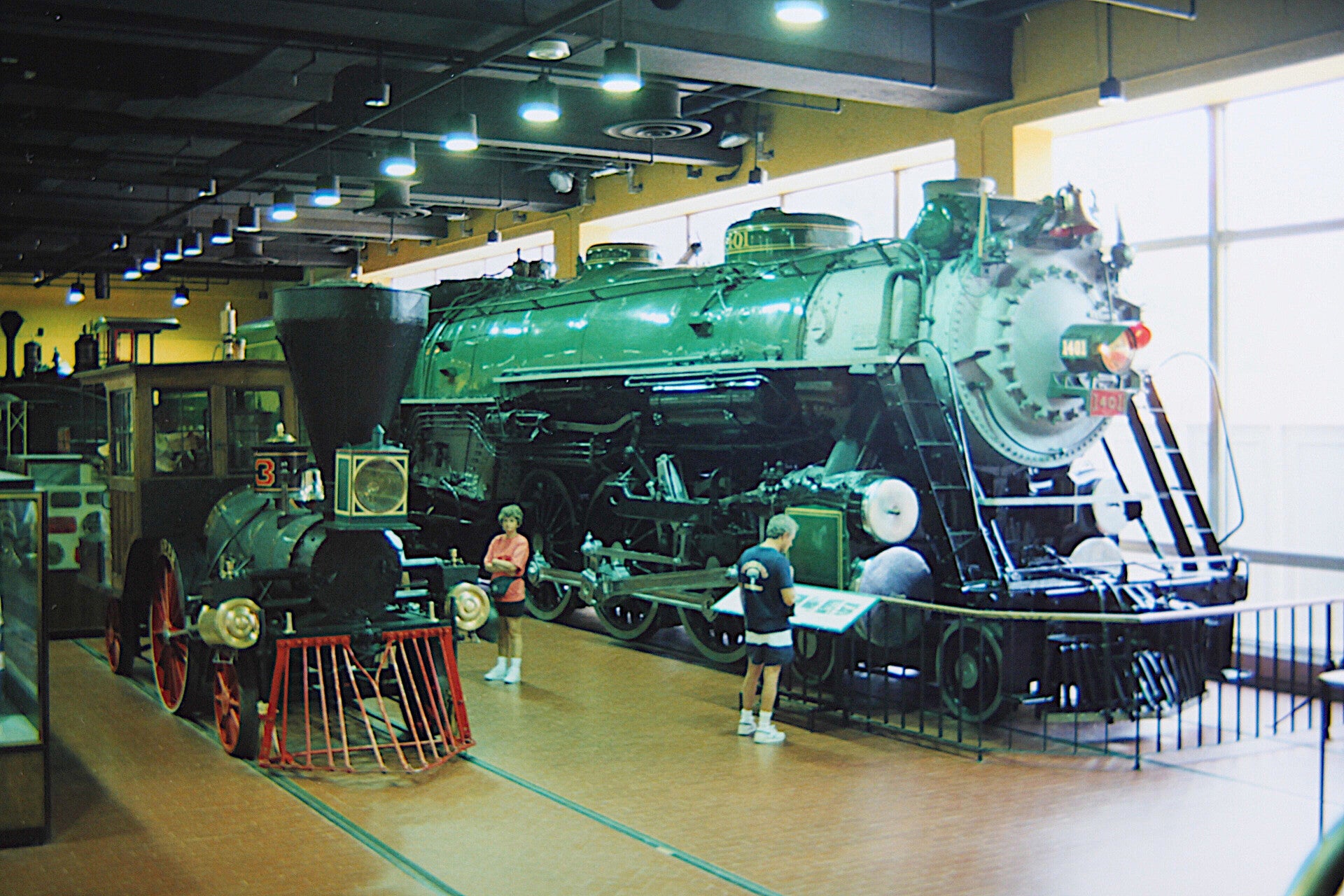 No. 1401 on display.