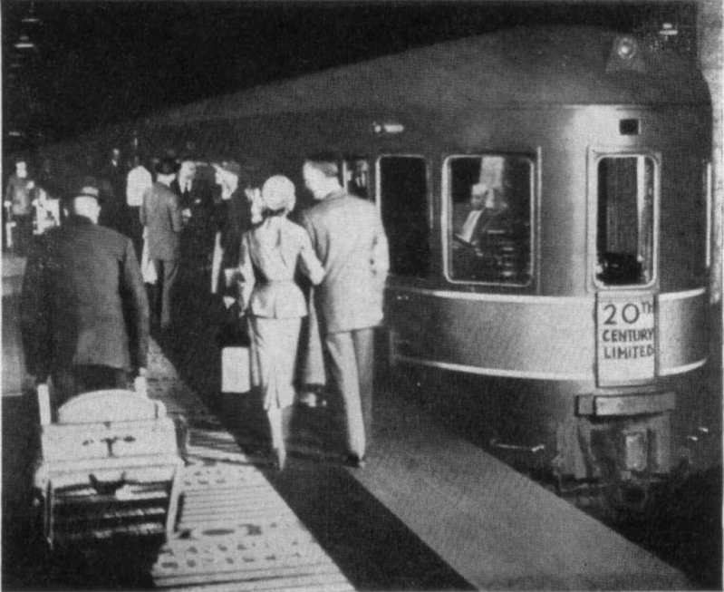 The 20th Century Limited at Grand Central Terminal, c. 1952.