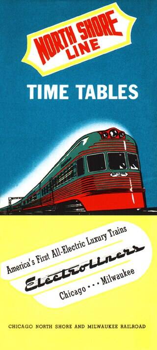 Original 1941 timetable.