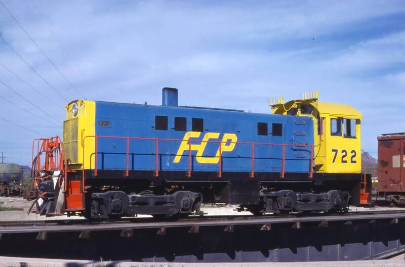 Ferrocarril del Pacifico Alco S6 722 at Sufragio, Sinaloa, Mexico, February 25, 1978. Photographer: Paul Hunnell.