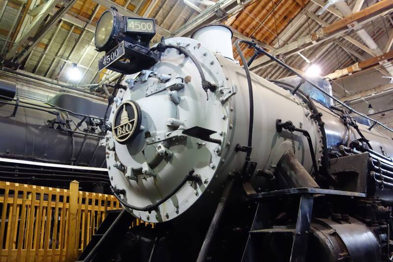 B&O 4500 on display at the B&O Railroad Museum in Baltimore, October 2017.
