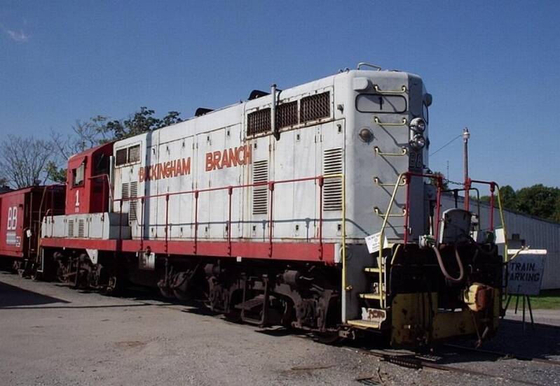 BBRR 1, a GP7, with the ODC special, Dillwyn, Virginia.