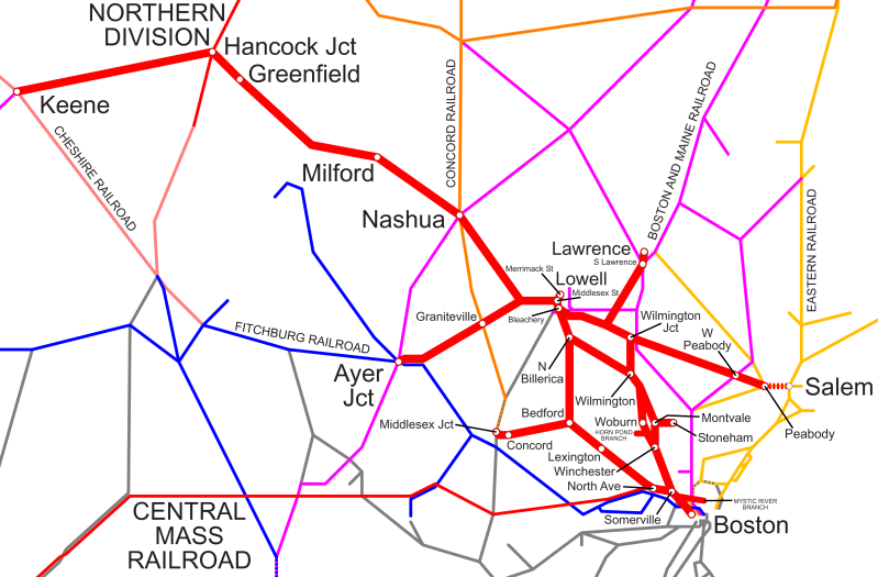 Map of the Southern Division