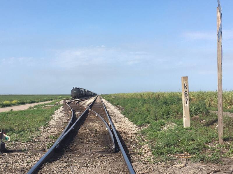 Buker passing track located at milepost K 67
