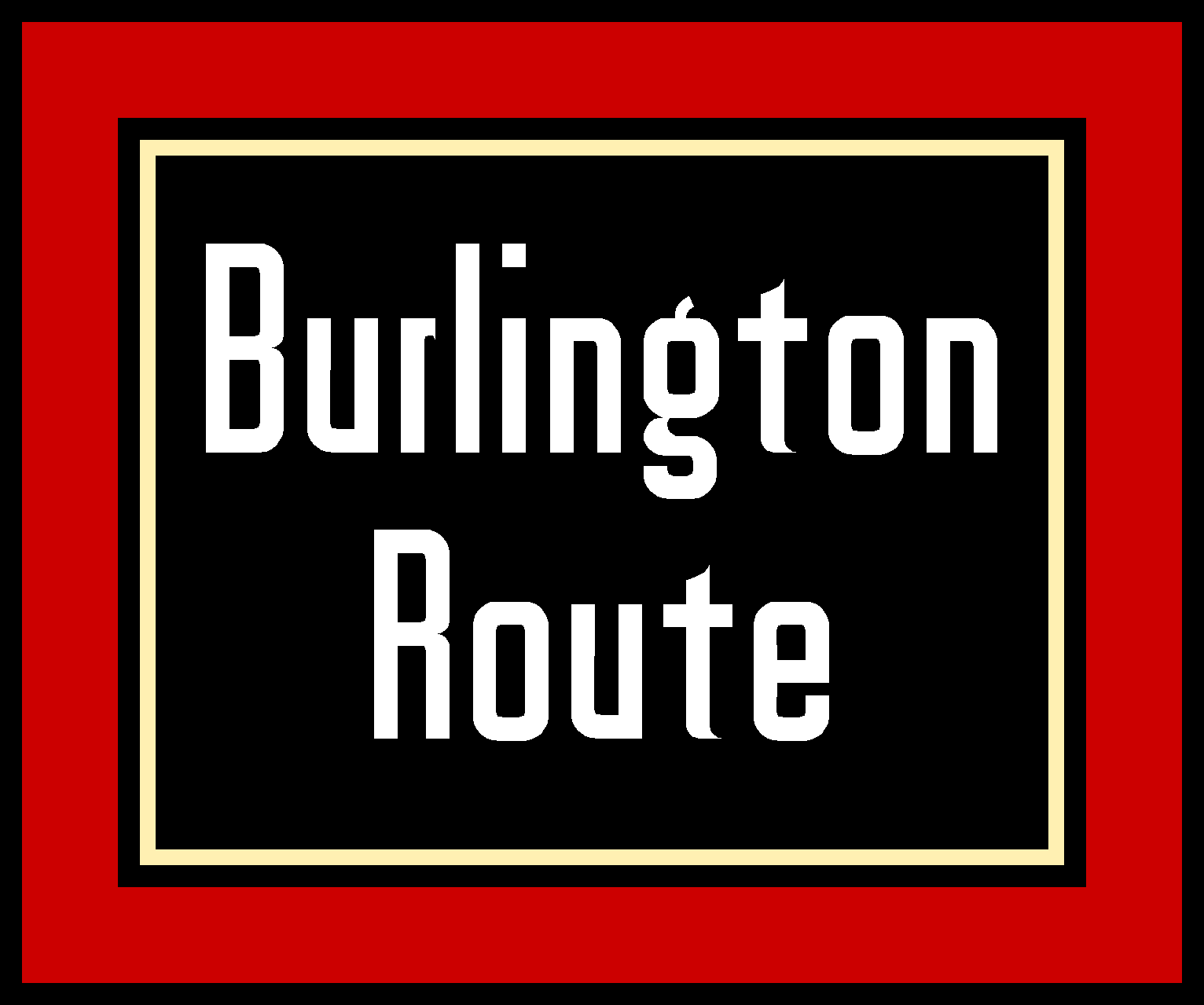 CB&Q logo.
