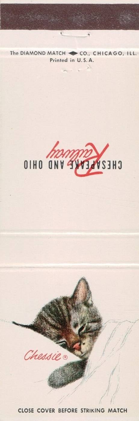 A C&O matchbook.