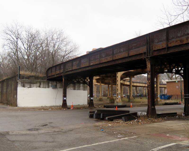 Chicago Junction Railway bridge over South Prairie Avenue