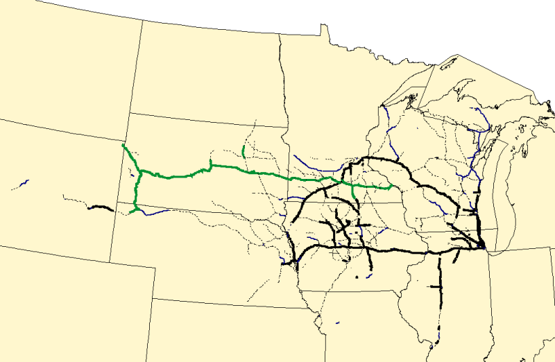 C&NW Map.
