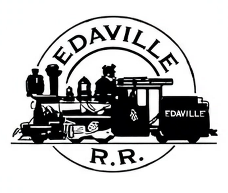the old black and white Edaville logo