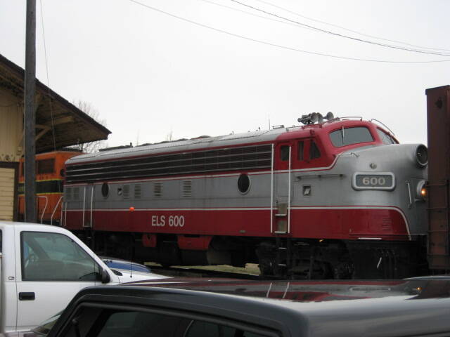 ELS EMD F7 600 at Channing, Michigan on April 29, 2009