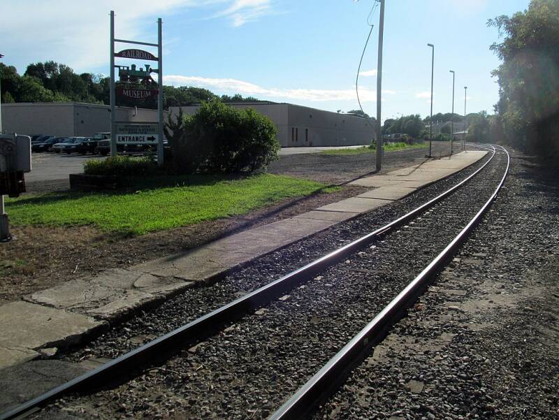 The platform at Willimantic, Connecticut.