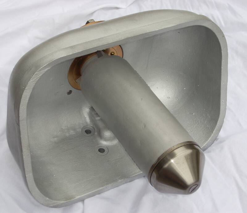 Hancock model 4700 air whistle intended for use on diesel locomotives.