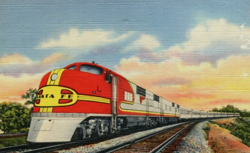 The Santa Fe's Super Chief.
