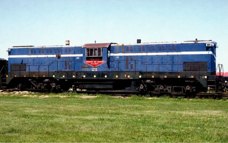 Minneapolis, Northfield and Southern Railway Baldwin DT 66-2000 centercab transfer unit No. 21.
