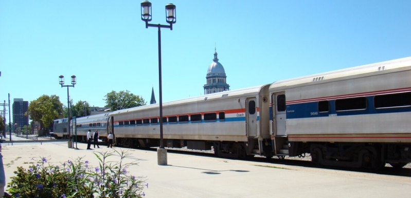 Amtrak's Ann Rutledge in Springfield.