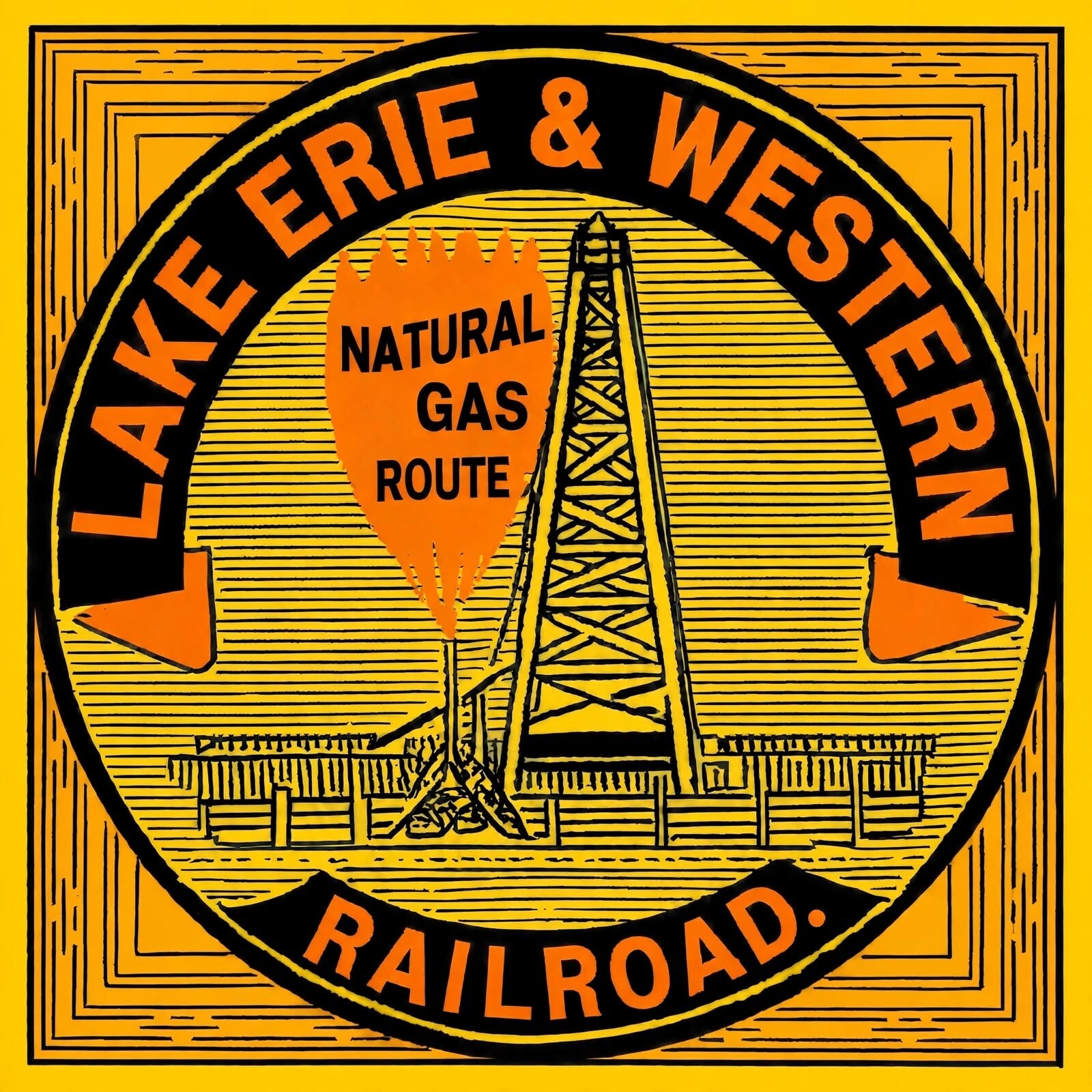 Lake Erie & Western Logo.
