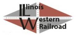 Illinois Western Railroad logo.