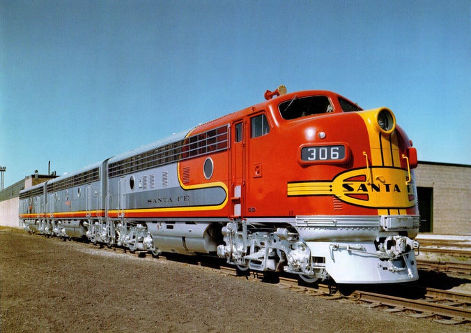 F R Engine Train EMD F7 Diesel-Electric Locomotive | Trains and Railroads
