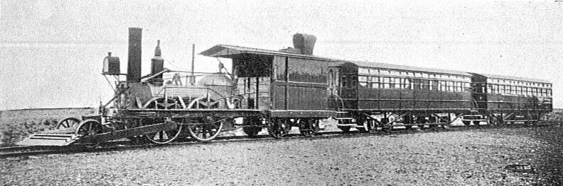John Bull locomotive, 1907.