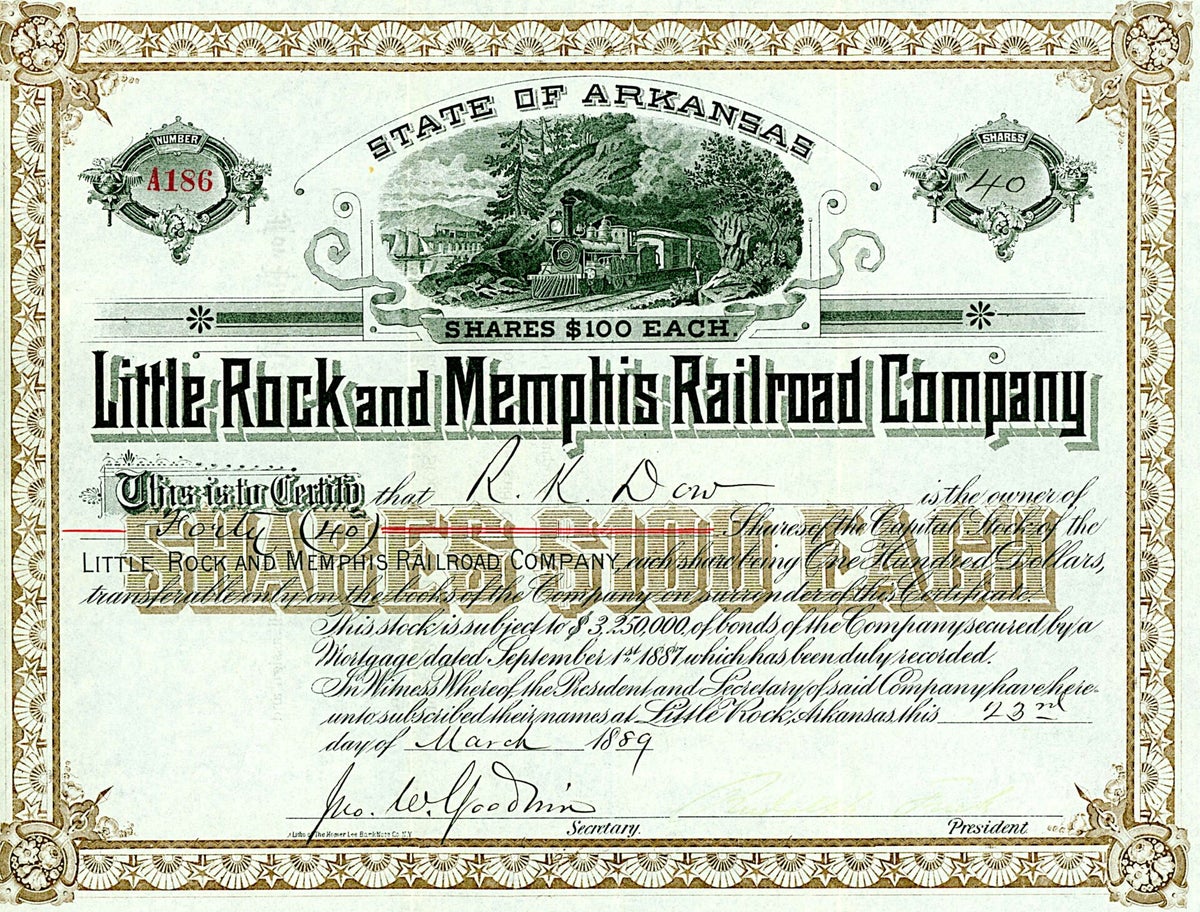 Memphis and Little Rock Railroad | Trains and Railroads