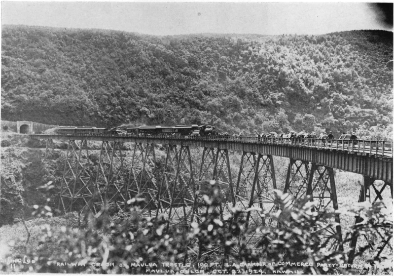 Collision of October 22, 1924 on the Maulua Stream Bridge.