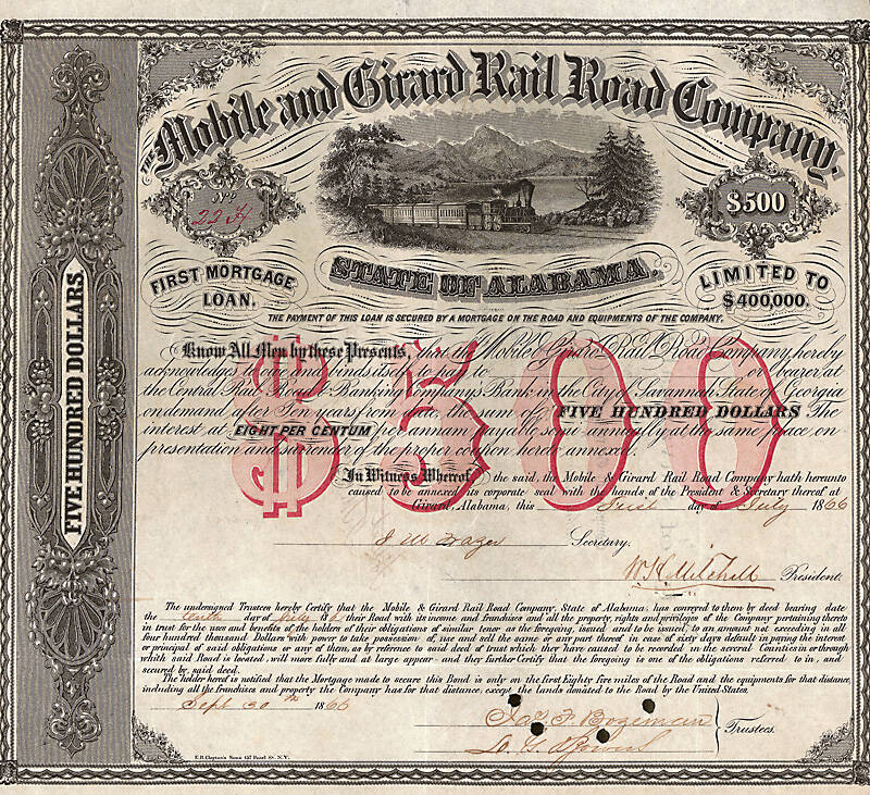 A $500 bond certificate.