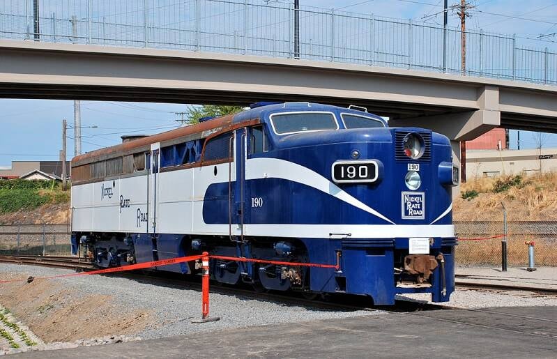 Nickel Plate Road 190 at the Oregon Rail Heritage Center. This unit was later moved to Scranton, Pennsylvania in 2023.