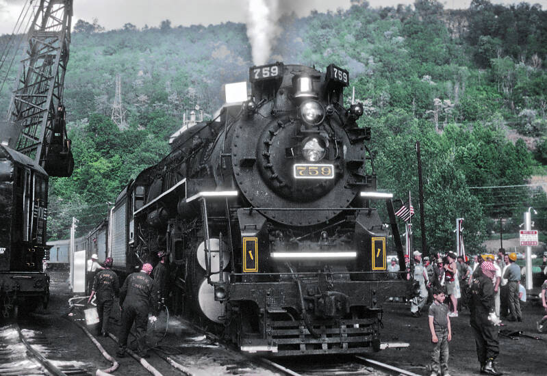 NKP No. 759 in Cumberland, Maryland