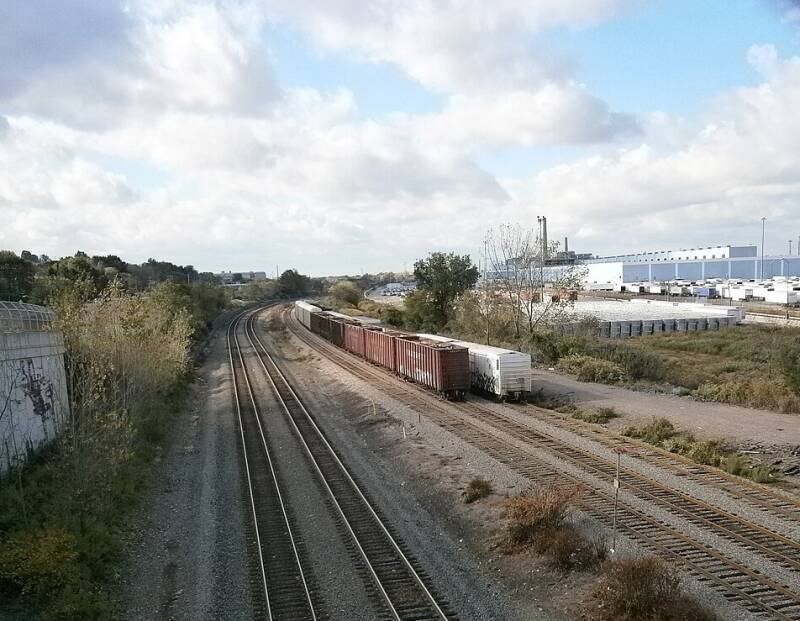 right-of-way of the Hudson Connecting in Jersey City