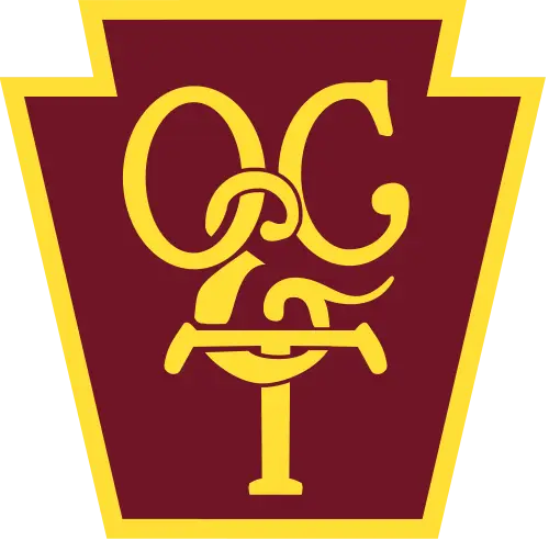 OCTL keystone red and gold logo