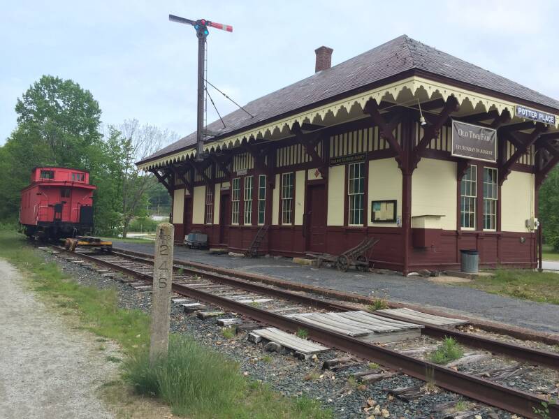 Potter Place Station (1874) in Andover, NH.
