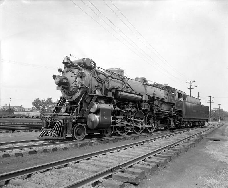 Sister locomotive No. 1396 at Alexandria, Virginia, in 1927.