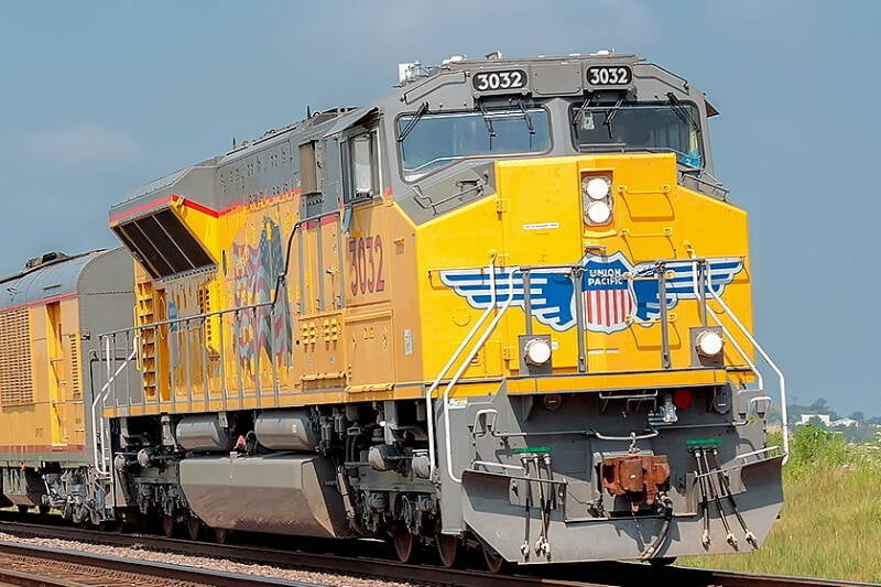 Union Pacific SD70ACe-T4 No. 3032.