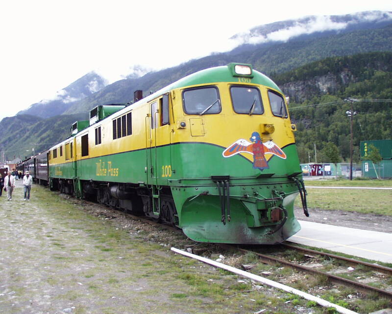 White Pass and Yukon No. 100, September 4, 1998.