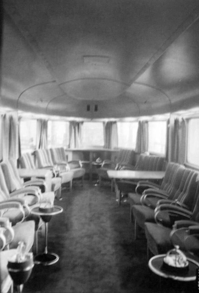 Interior observation car.
