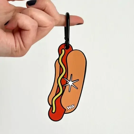 Hotdog Poopy Loop - Poepzakjeshouder