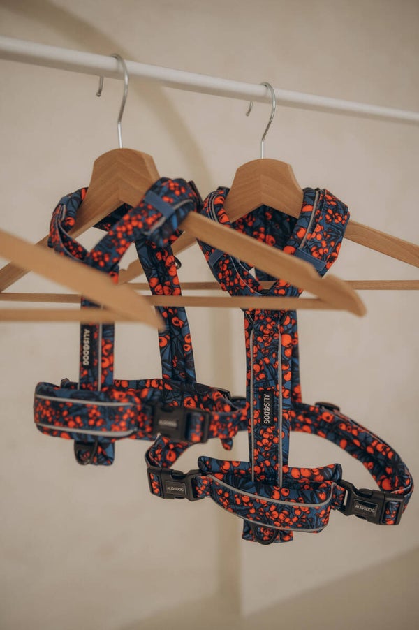 Comfy Harness - Red Berry - ALISDOG