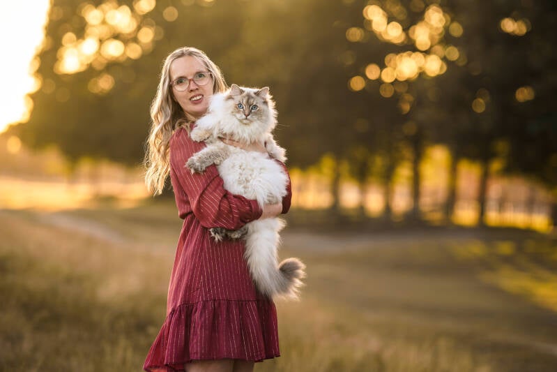 Kattenfotografie Gelderland Ede Fotograaf Ragdoll Kat en Baas fotografie