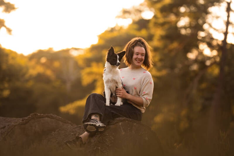 Hond en baas fotografie